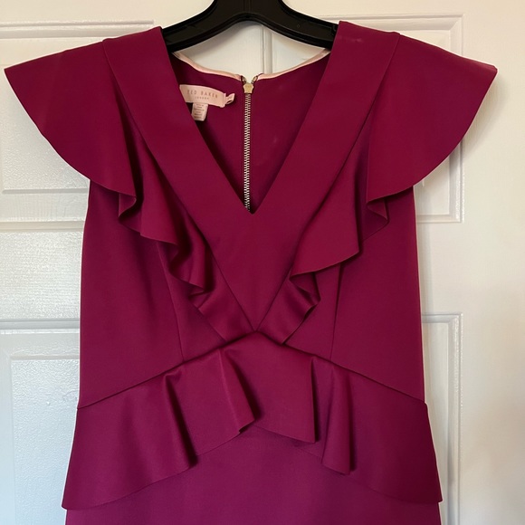 Ted Baker Alair Ruffle Body Dress - Picture 4 of 8